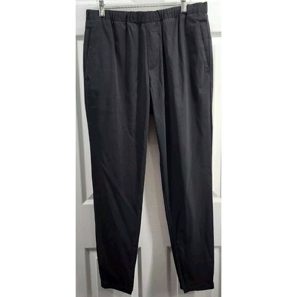 Theory Mens Pier Nylon Jogger Pant Ascend Tech Black Medium - Picture 1 of 7